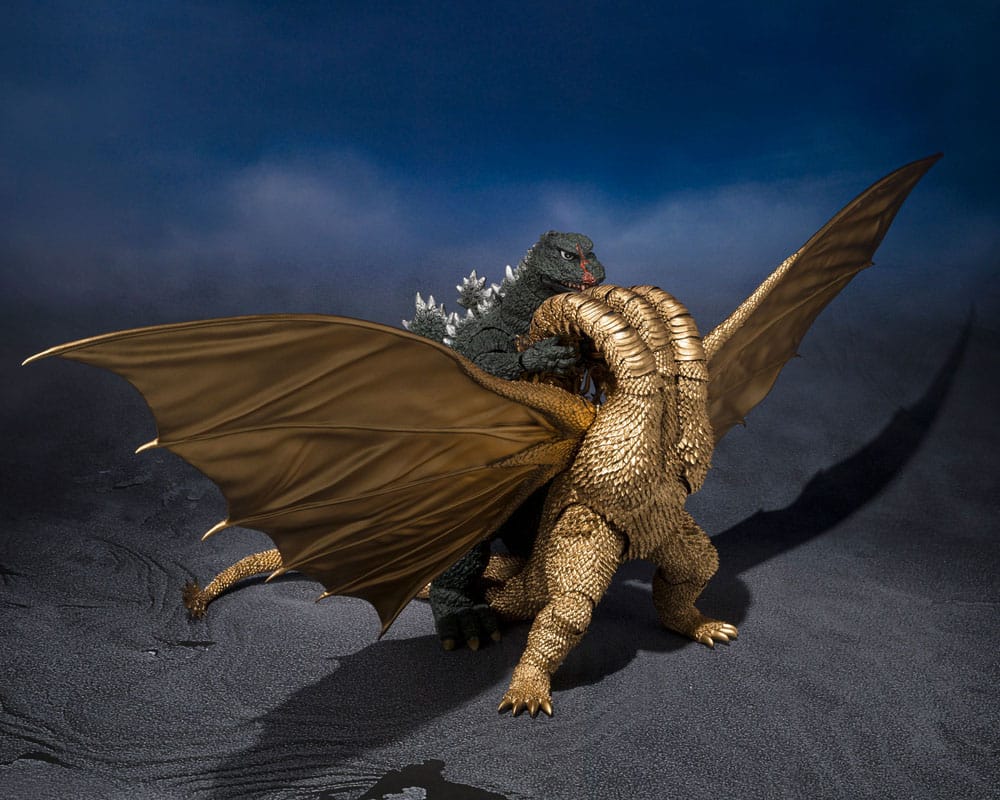 Godzilla S.H. Monster Arts Action Figure King Ghidora 1972 25 cm - Bandai Tamashii Nations Action Figures