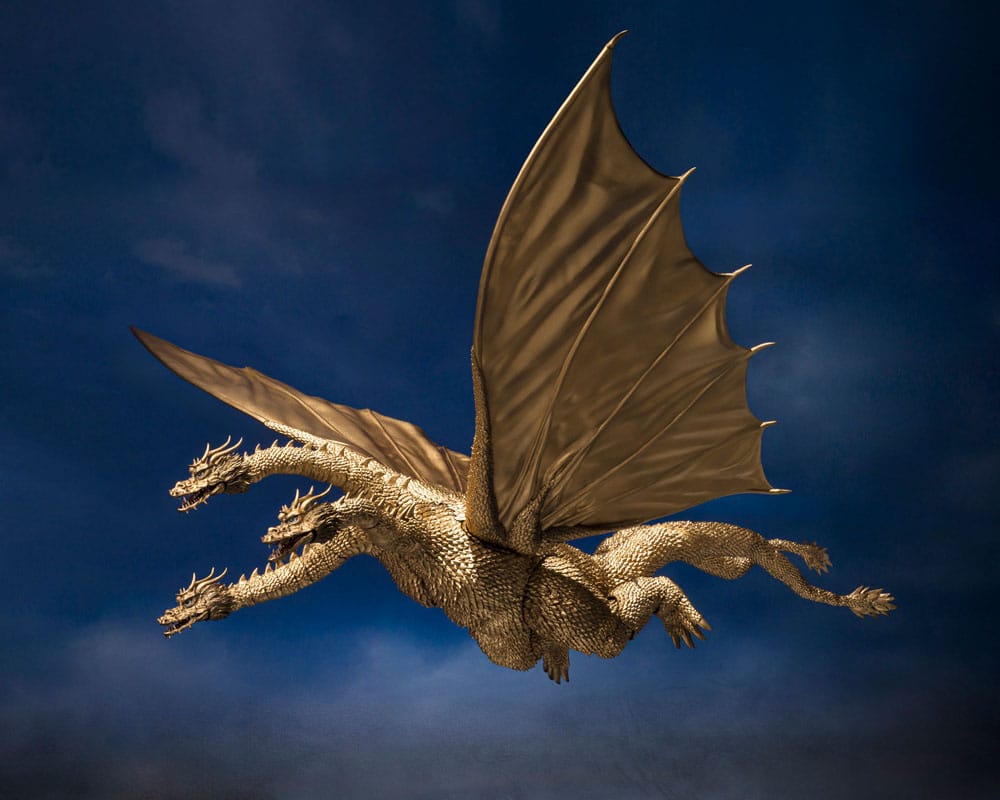 Godzilla S.H. Monster Arts Action Figure King Ghidora 1972 25 cm - Bandai Tamashii Nations Action Figures