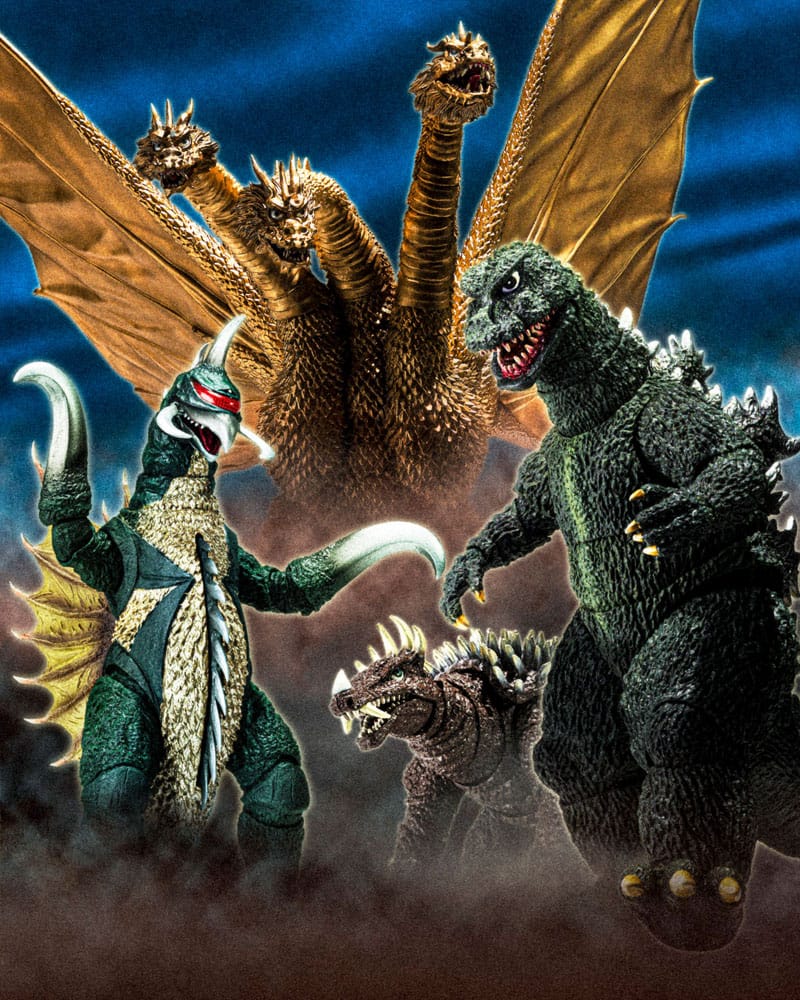 Godzilla S.H. Monster Arts Action Figure King Ghidora 1972 25 cm - Bandai Tamashii Nations Action Figures