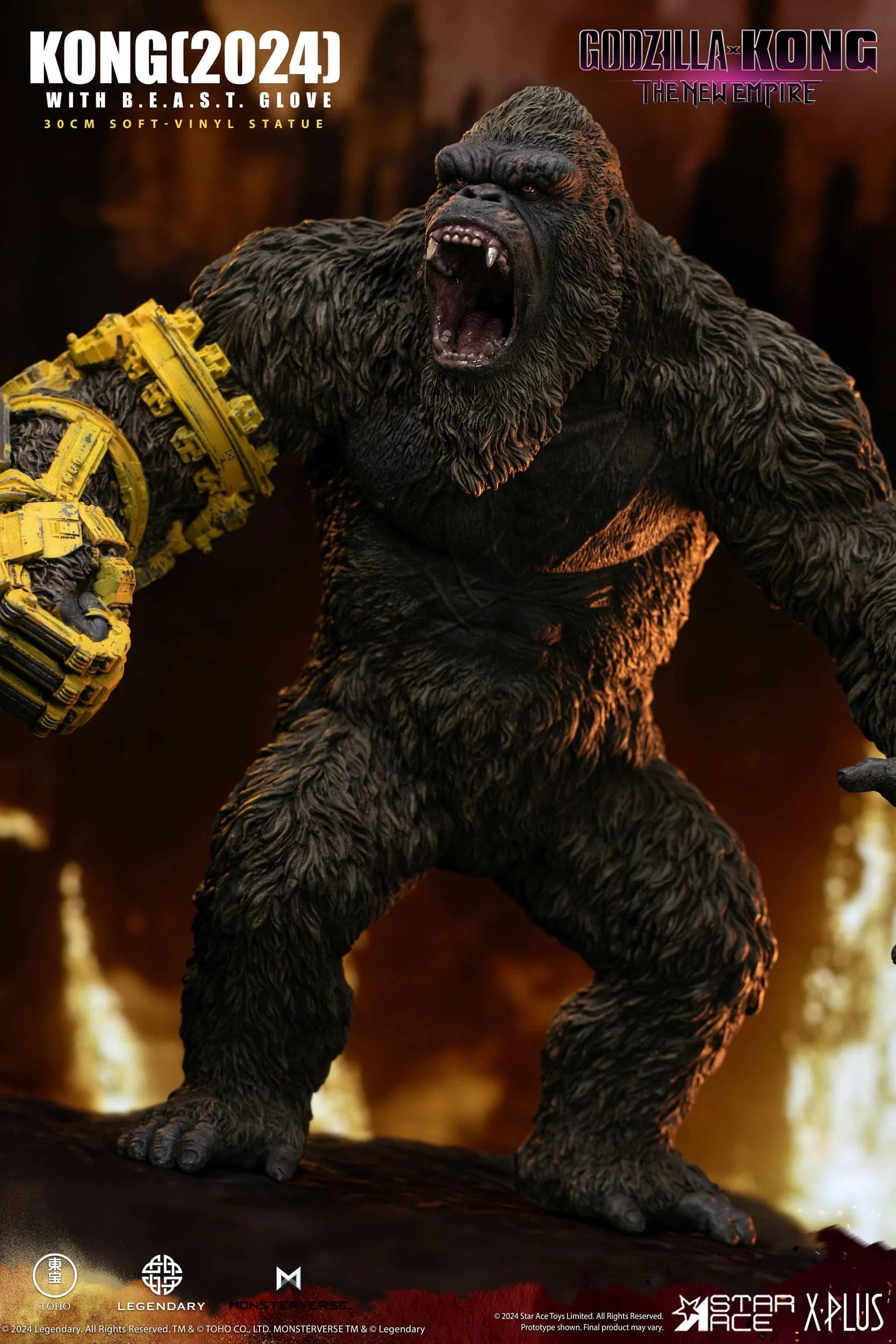 Godzilla x Kong: The New Empire: Kong: B.E.A.S.T Glove Version: Vinyl Statue Star Ace