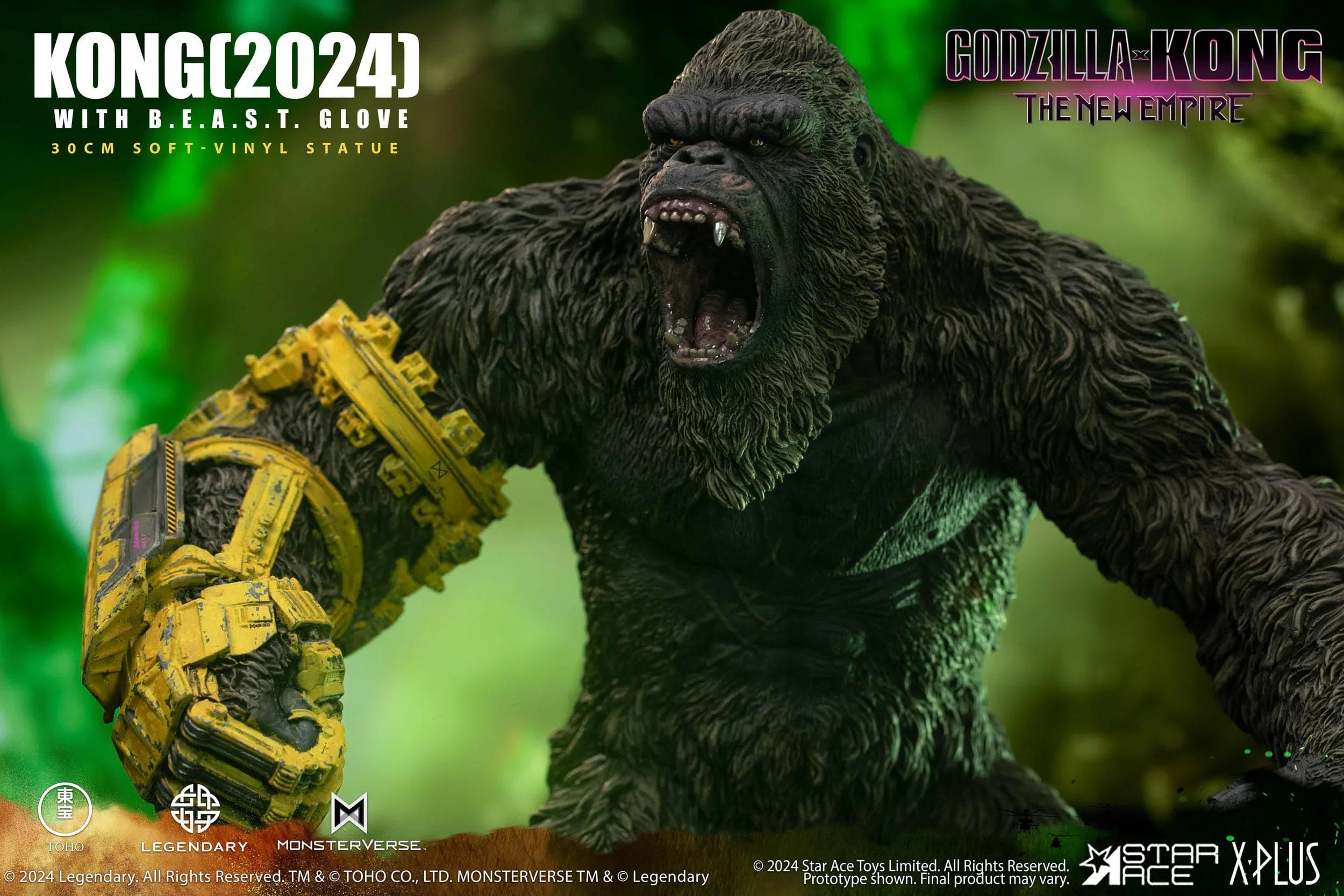 Godzilla x Kong: The New Empire: Kong: B.E.A.S.T Glove Version: Vinyl Statue Star Ace