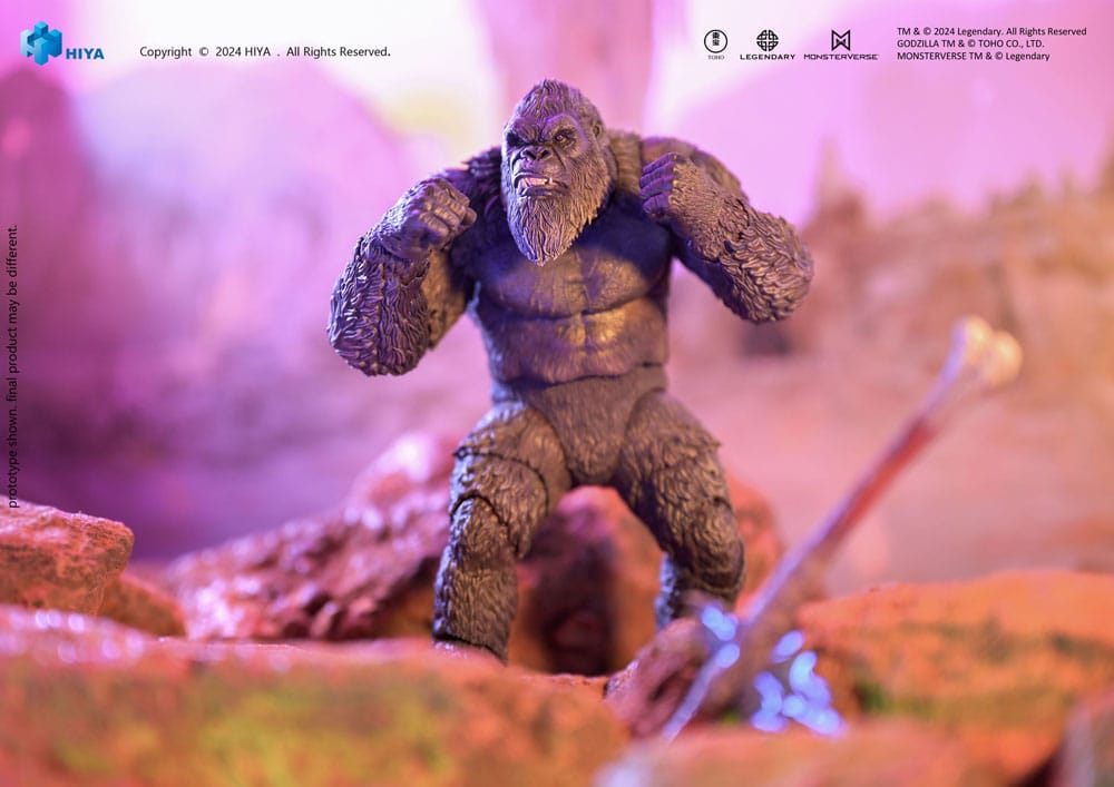 Godzilla x Kong: The New Empire: Kong: Exquisite Basic: Action Figure - Hiya Toys Action Figure