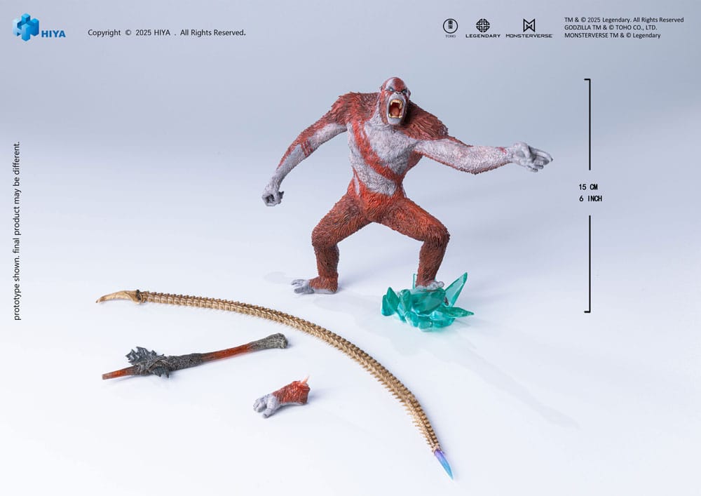 Godzilla x Kong The New Empire Stylist Series PVC Statue Skar King 15 cm - Hiya Toys Action Figures