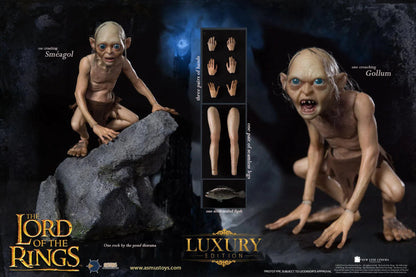 Gollum and Sméagol: Double Pack: Lord Of The Rings: Luxury Edition: Asmus: LOTR30LUX - Asmus Toys Action Figure
