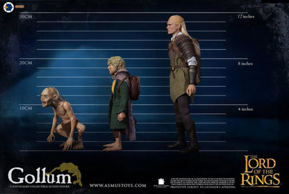 Gollum and Sméagol: Double Pack: Lord Of The Rings: Luxury Edition: Asmus: LOTR30LUX - Asmus Toys Action Figure