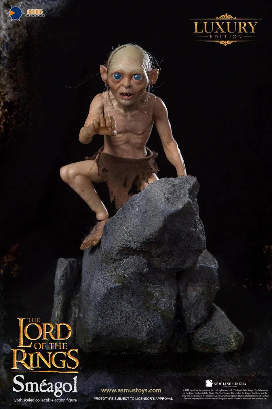 Gollum and Sméagol: Double Pack: Lord Of The Rings: Luxury Edition: Asmus: LOTR30LUX Asmus Toys