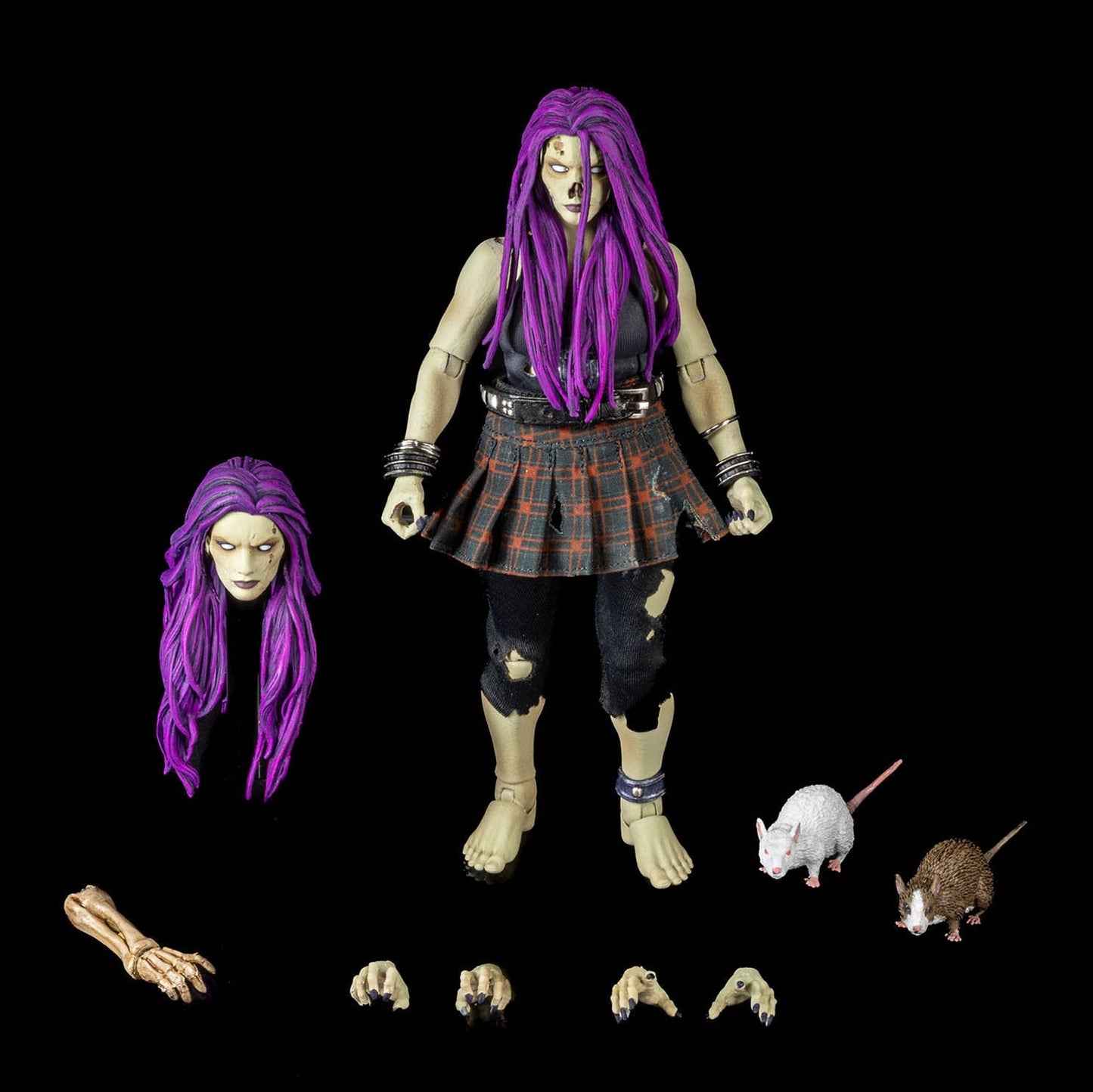 Graveyard Series Action Figure Rocker Zombie - Four Horsemen Action Figure