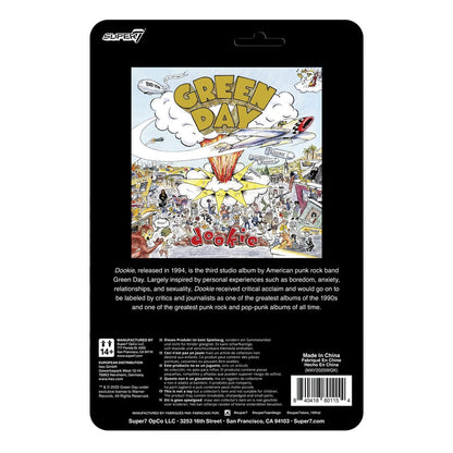 Green Day ReAction Action Figure Dookie Dog - Super7 Action Figures