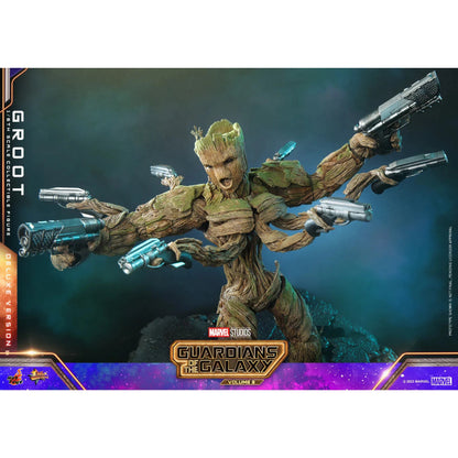 Groot: Deluxe: Guardians Of The Galaxy Vol.3: Marvel - Hot Toys Action Figure