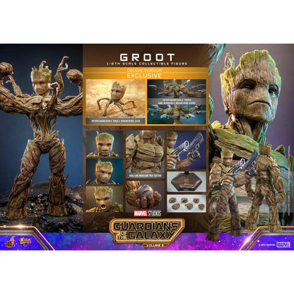 Groot: Deluxe: Guardians Of The Galaxy Vol.3: Marvel - Hot Toys Action Figure