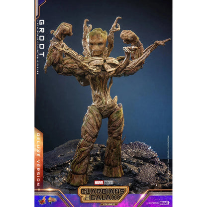 Groot: Deluxe: Guardians Of The Galaxy Vol.3: Marvel - Hot Toys Action Figure