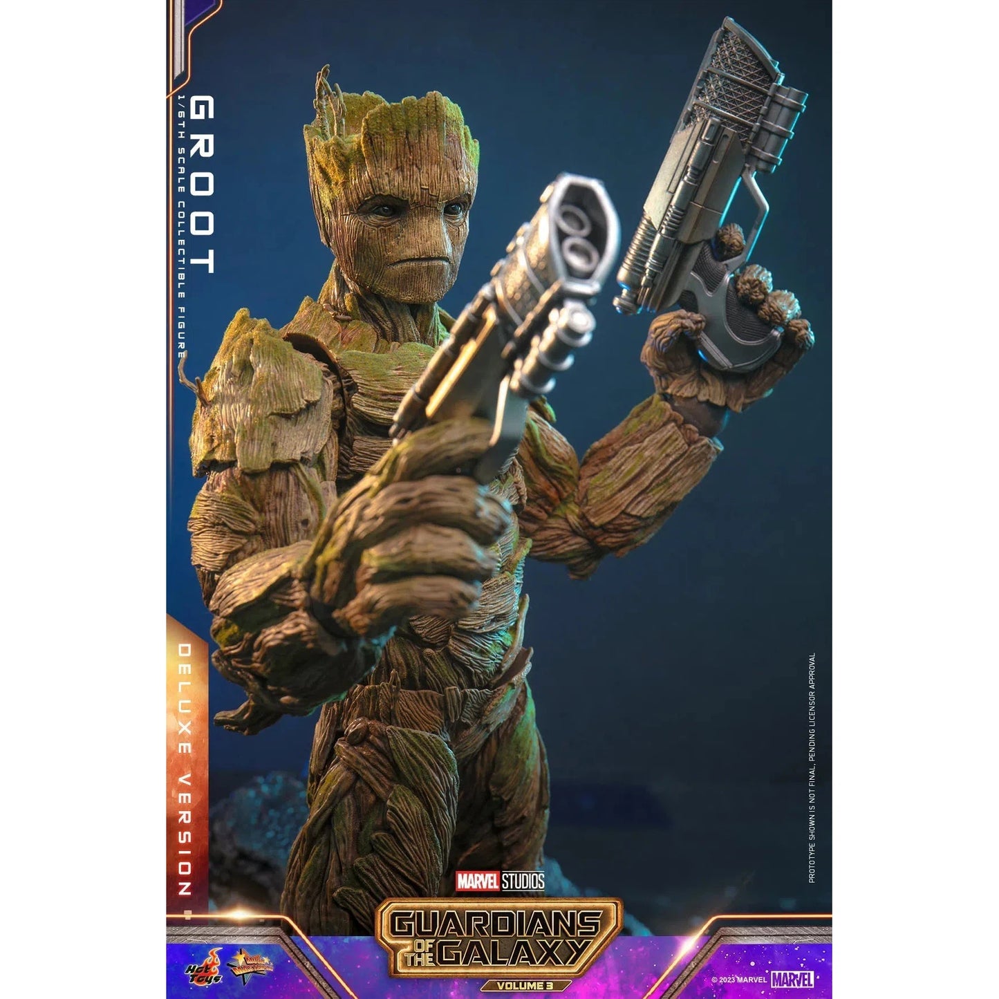 Groot: Deluxe: Guardians Of The Galaxy Vol.3: Marvel - Hot Toys Action Figure