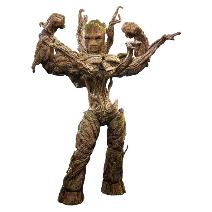 Groot: Deluxe: Guardians Of The Galaxy Vol.3: Marvel - Hot Toys Action Figure