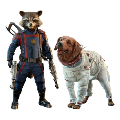 Guardians of the Galaxy Vol. 3: Rocket & Cosmo: 1/6 Set - Hot Toys Action Figures