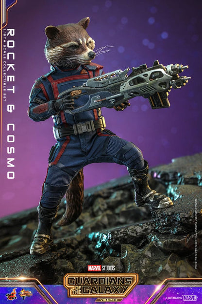Guardians of the Galaxy Vol. 3: Rocket & Cosmo: 1/6 Scale Action Figure Set - Hot Toys Action Figure