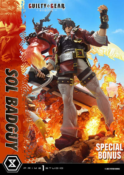 Guilty Gear Strive Ultimate Premium Masterline Series Statue 1/4 Sol Badguy Bonus Version 82 cm - Prime 1 Studio Statue