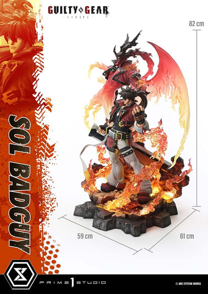 Guilty Gear Strive Ultimate Premium Masterline Series Statue 1/4 Sol Badguy Version 82 cm - Prime 1 Studio Statue