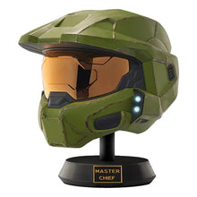 Halo: Master Chief: Deluxe Helmet With Stand: LED Lights & Sound - Jazwares Action Figure
