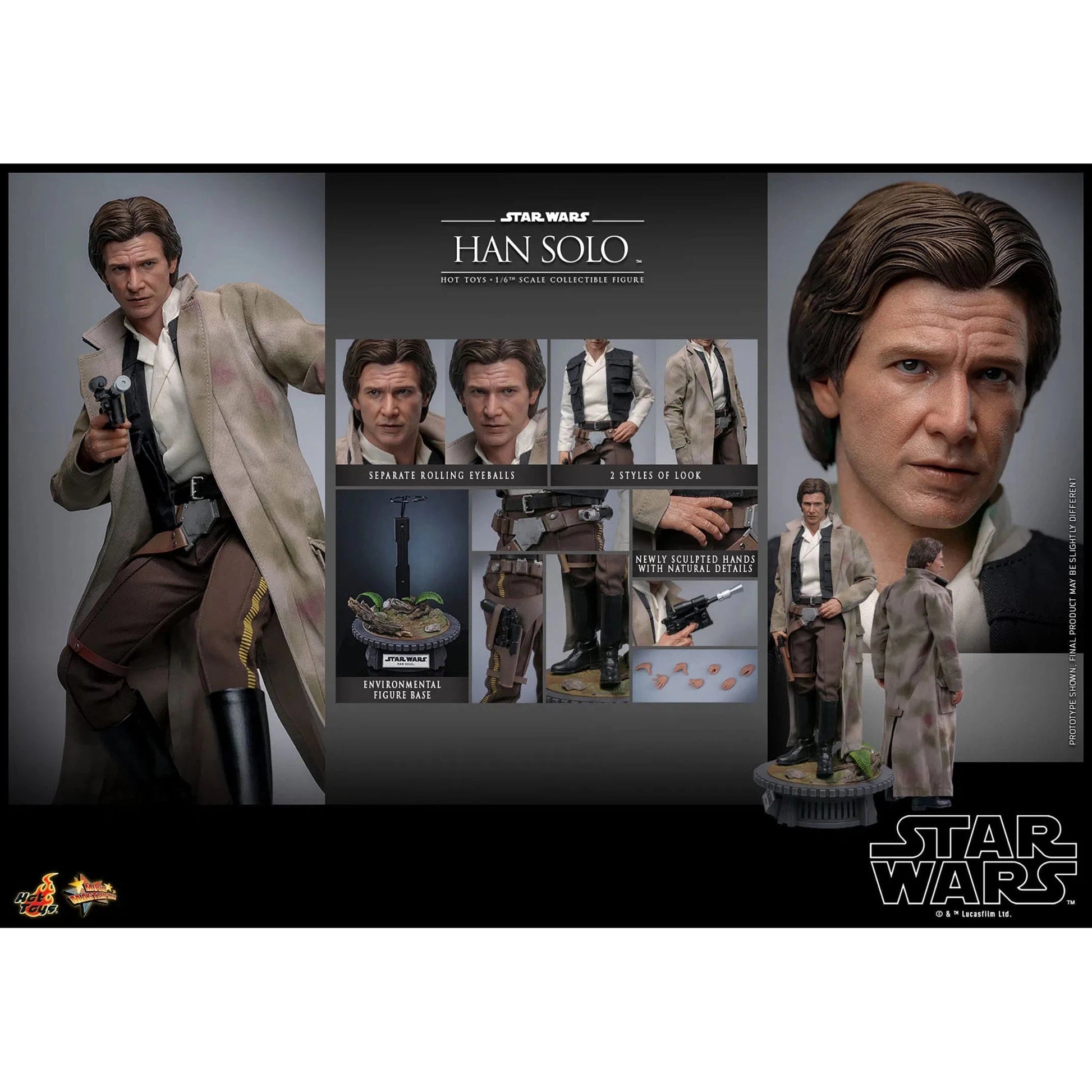 Han Solo: Star Wars: Return Of The Jedi - Hot Toys Action Figure