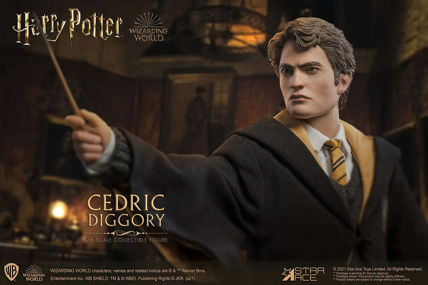 Harry Potter & The Goblet Of Fire: Cedric Diggory: Deluxe Figure - Star Ace Action Figures