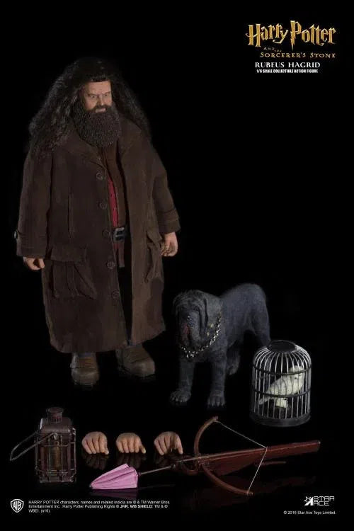 Harry Potter & The Sorcerers Stone: Rubeus Hagrid Deluxe: Sixth Scale Star Ace