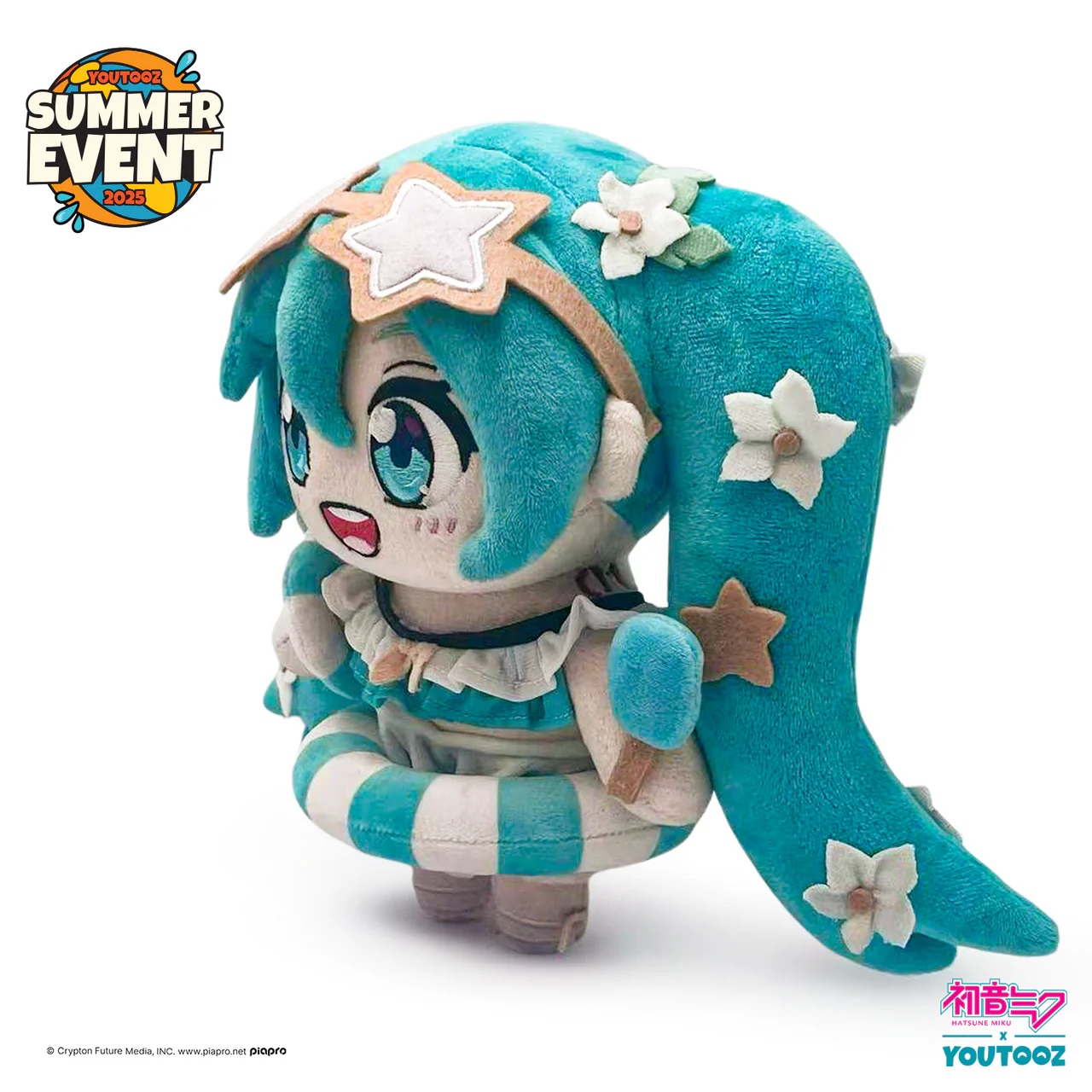 Hatsune Miku: Summer Style Miku: Plush: 9" - YouTooz Plush