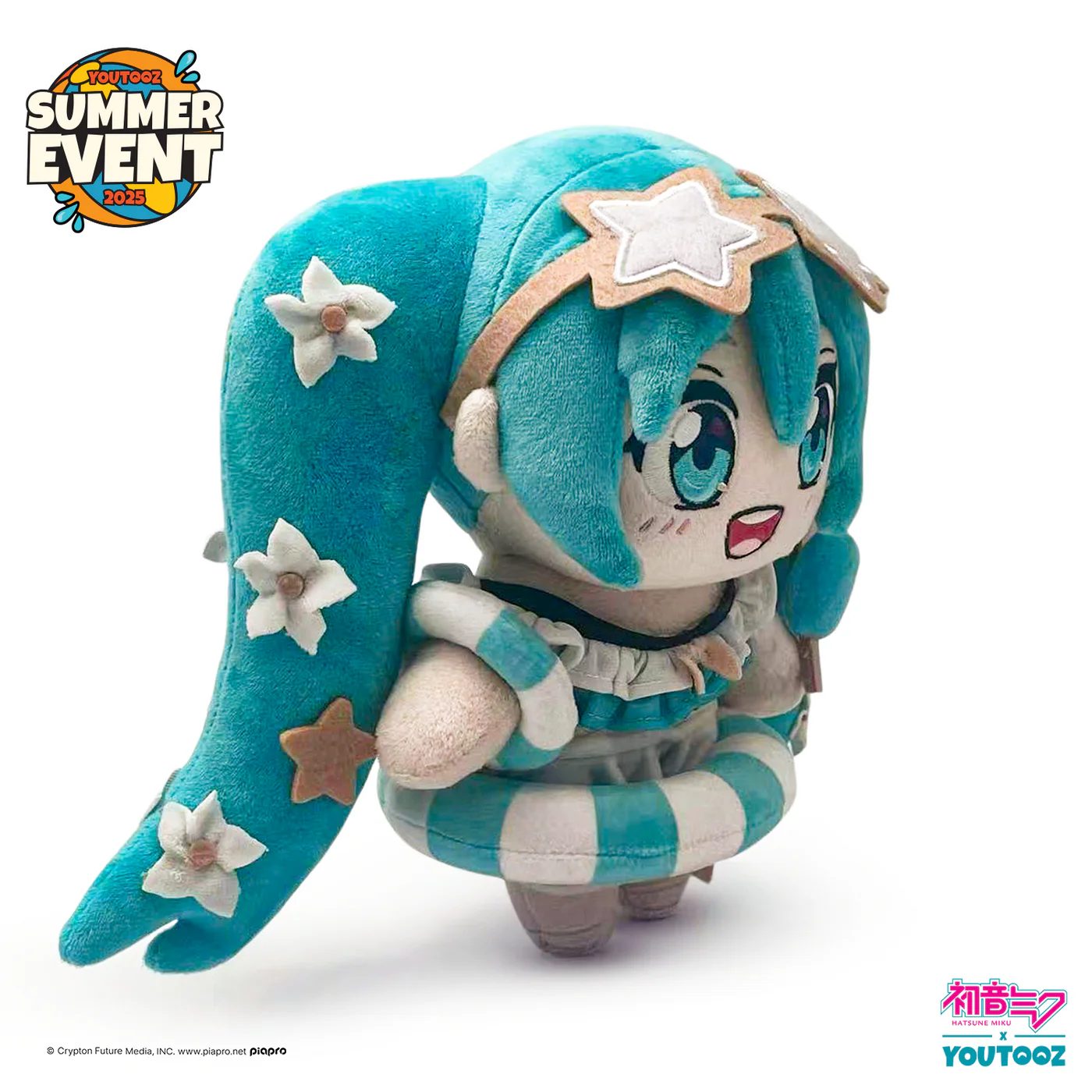 Hatsune Miku: Summer Style Miku: Plush: 9" - YouTooz Plush