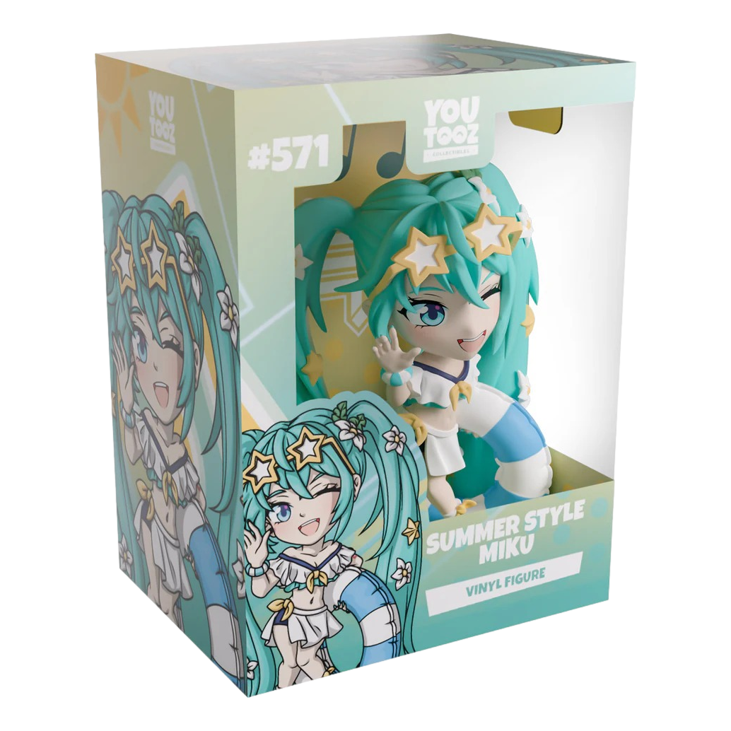 Hatsune Miku: Summer Style Miku: Vinyl Figure: YouTooz by YouTooz – Vinyl Figure, [scale], UK stockist Planet Action Figures