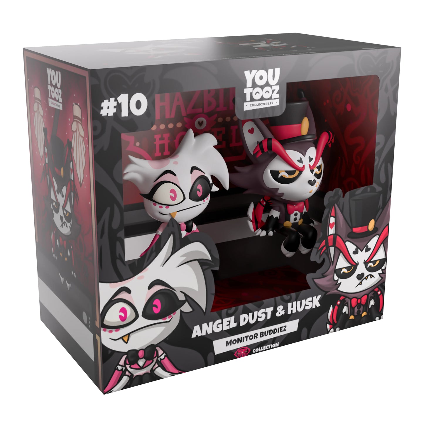 Hazbin Hotel: Angel Dust and Husk Monitor Buddiez: Vinyl Figure - YouTooz Vinyl Figure