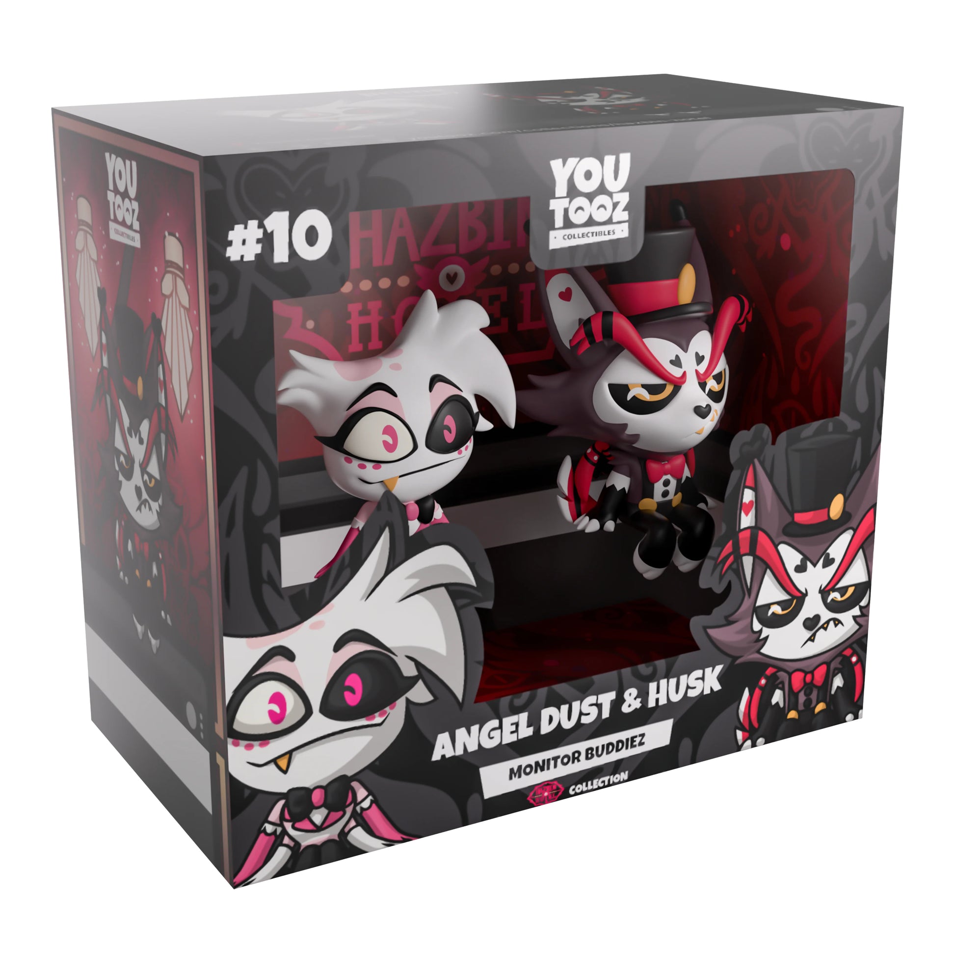 Hazbin Hotel: Angel Dust and Husk Monitor Buddiez: Vinyl Figure - YouTooz Vinyl Figure