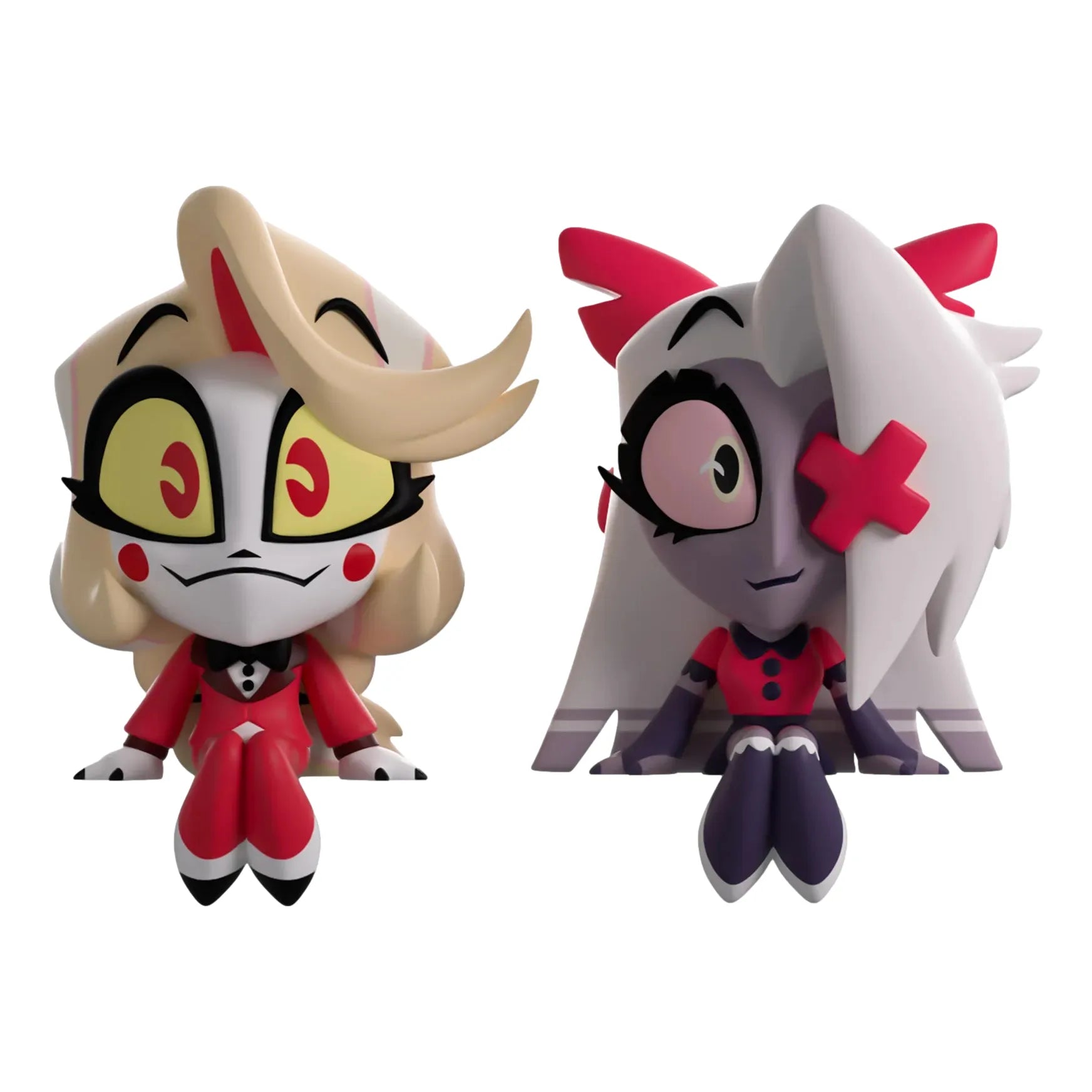 Hazbin Hotel: Charlie and Vaggie Monitor Buddiez: Vinyl Figure: YouTooz by YouTooz – Vinyl Figure, [scale], UK stockist Planet Action Figures