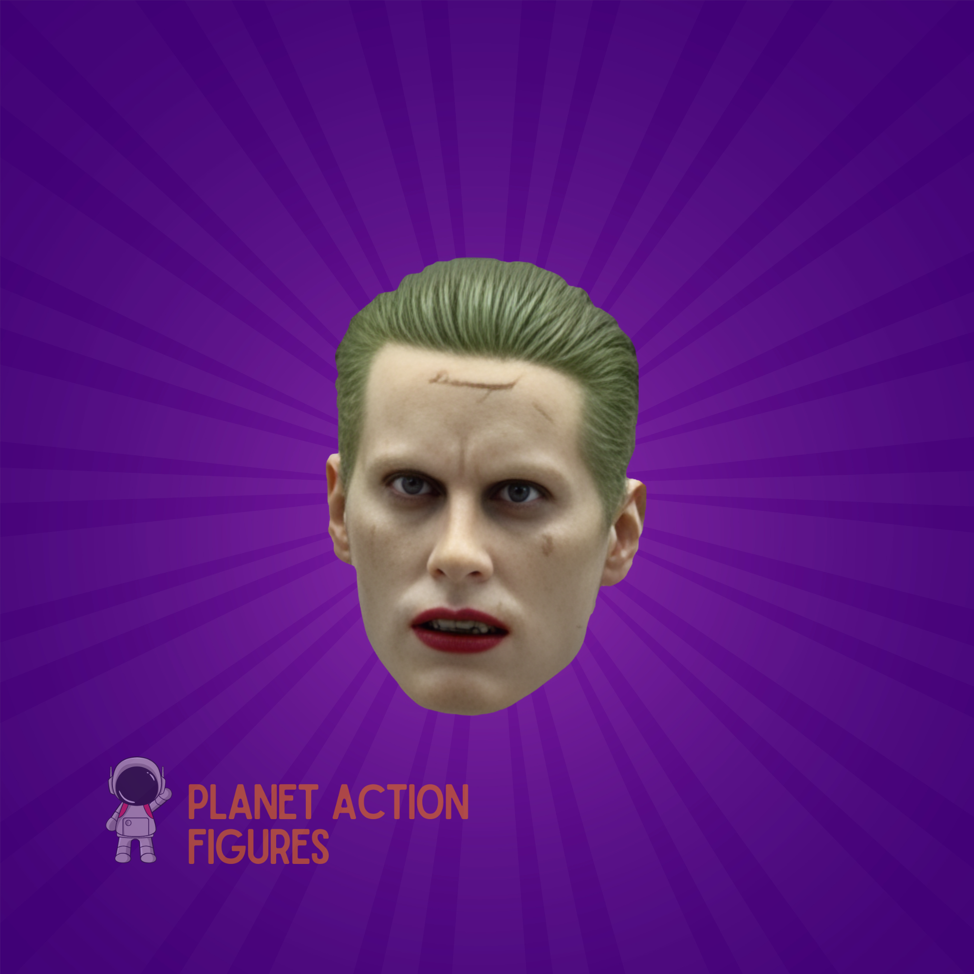 Headsculpt: Custom: The Joker Planet Action Figures
