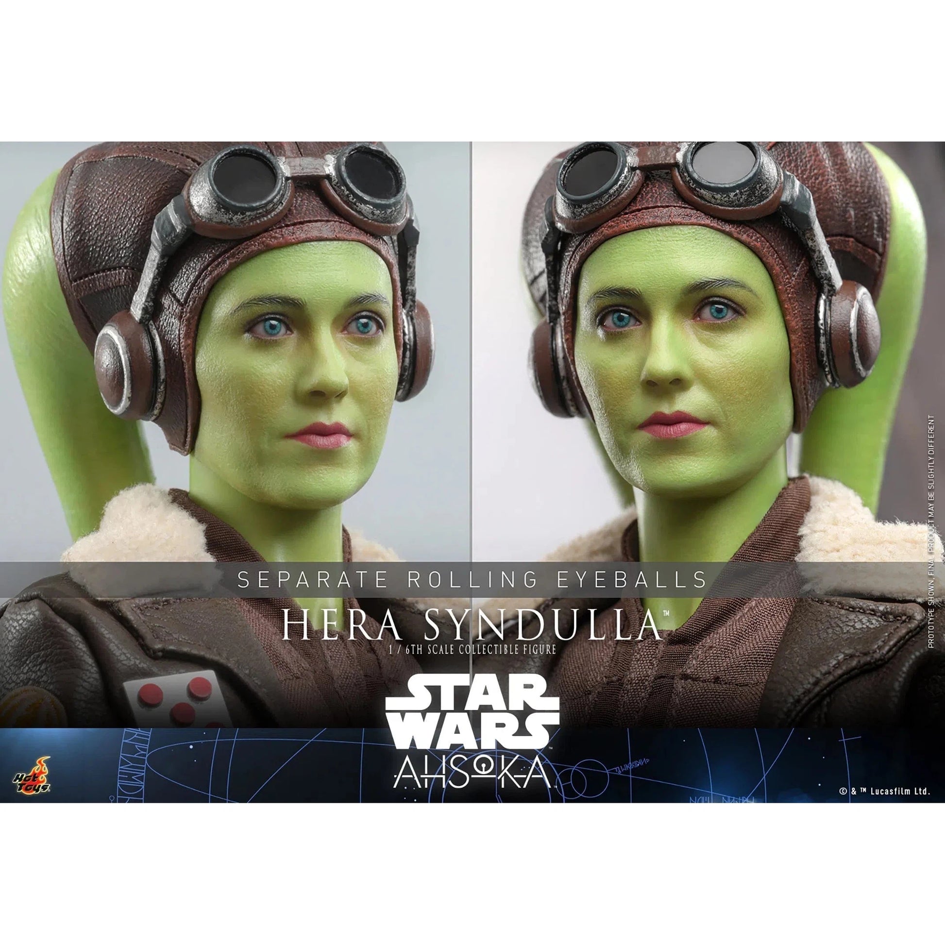 Hera Syndulla: Star Wars: Ahsoka: Hot Toys by Hot Toys – Action Figure, [scale], UK stockist Planet Action Figures