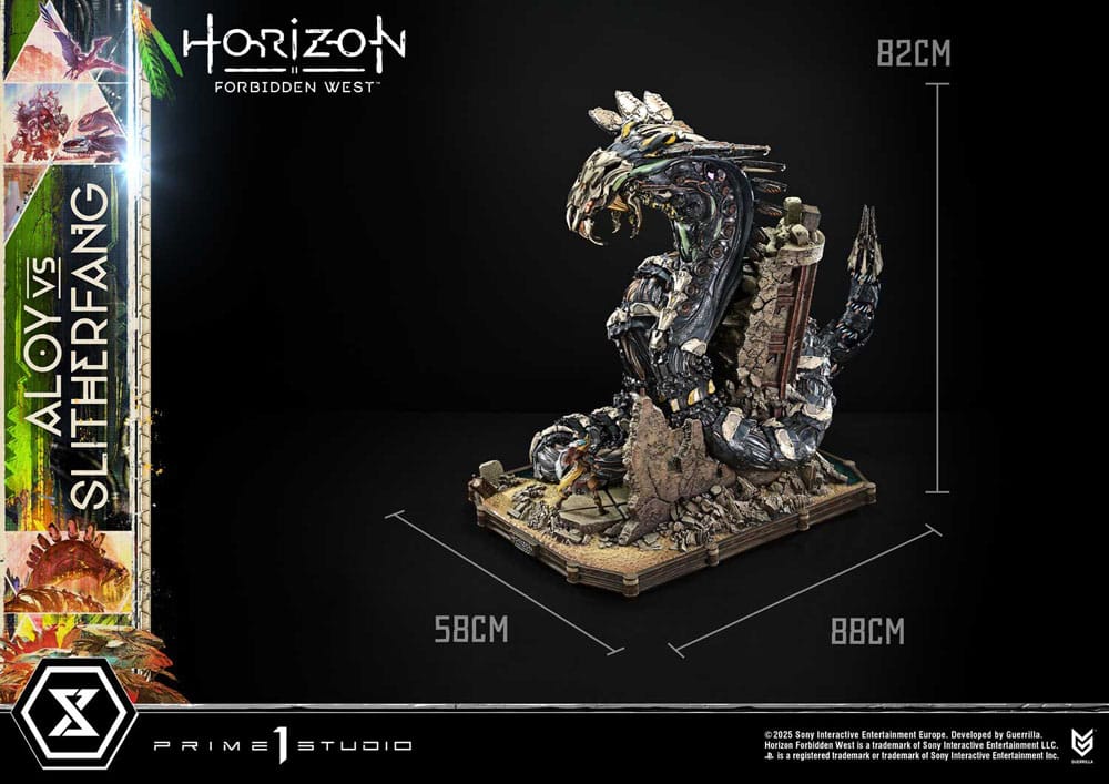 Horizon Forbidden West Ultimate Diorama Masterline Series Statue Aloy vs. The Slitherfang 82 cm - Prime 1 Studio Statues & Busts