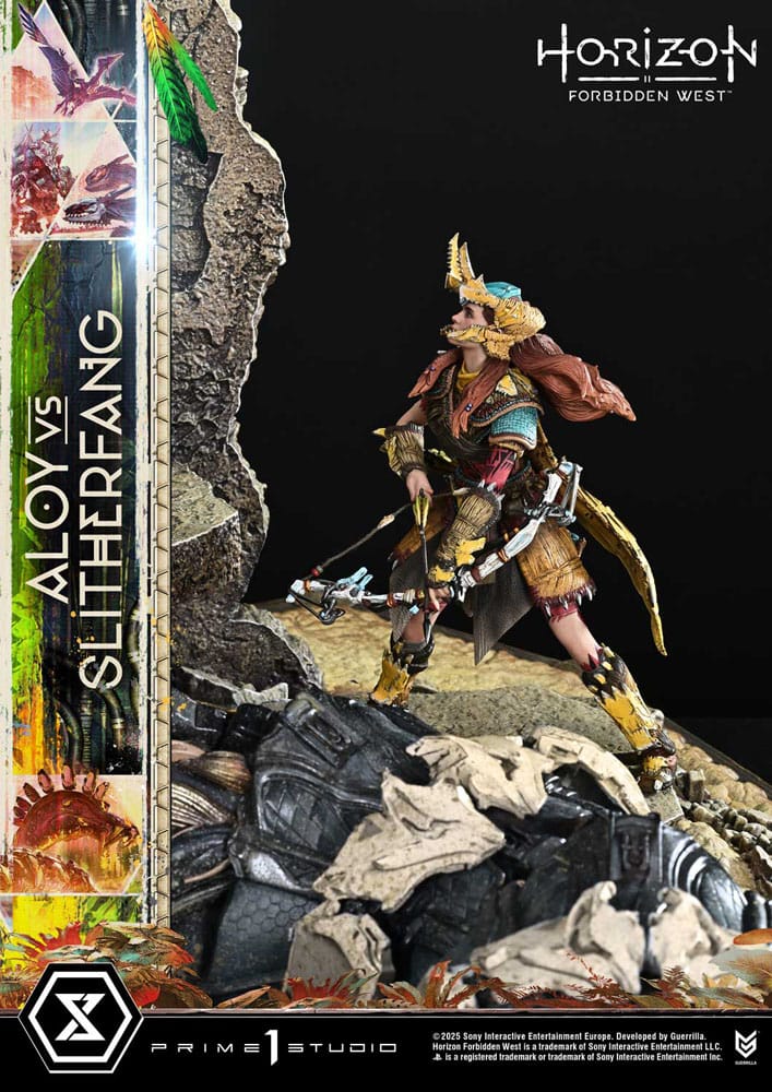 Horizon Forbidden West Ultimate Diorama Masterline Series Statue Aloy vs. The Slitherfang Bonus Version 82 cm - Prime 1 Studio Statues & Busts