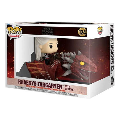 House Of The Dragon: Rhaenys Targaryen with Meleys: POP! Rides Deluxe Vinyl Funko