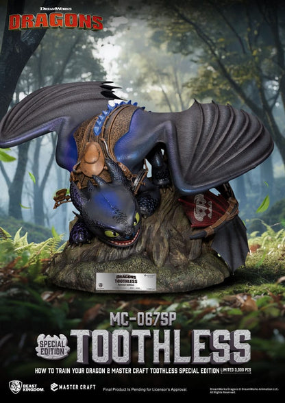 How To Train Your Dragon 2 Master Craft Statue Toothless 3 - Beast Kingdom Toys Statues