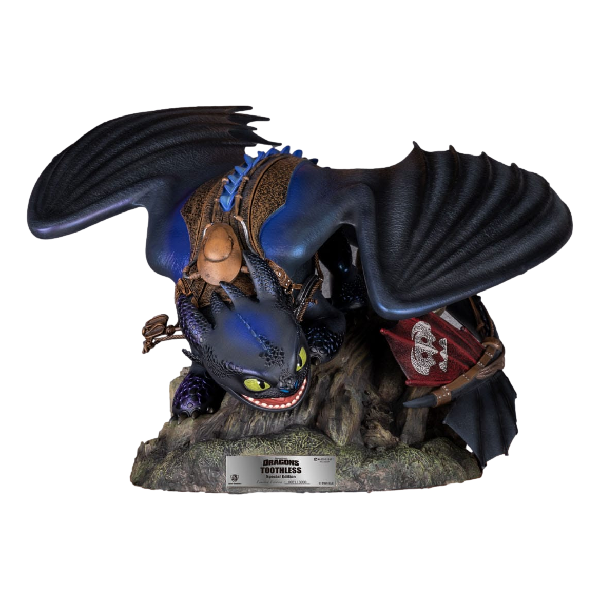 How To Train Your Dragon 2:  Toothless: Master Craft Statue - Beast Kingdom Toys Statue