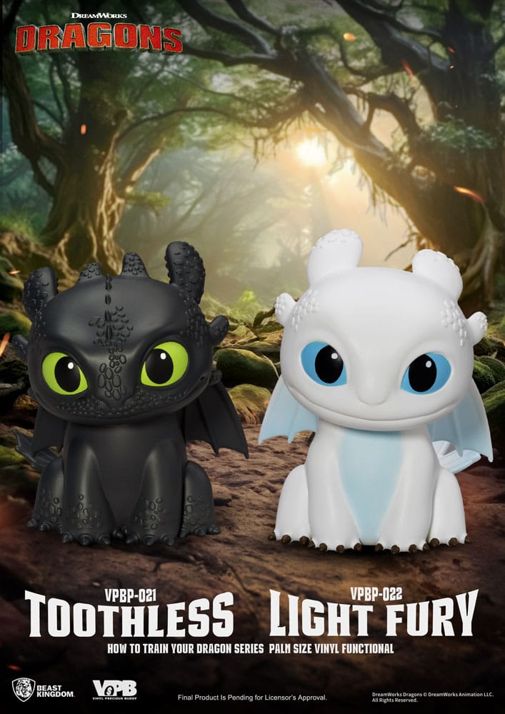 How To Train Your Dragon: Light Fury: Vinyl Piggy Bank - Beast Kingdom Toys Piggy Bank