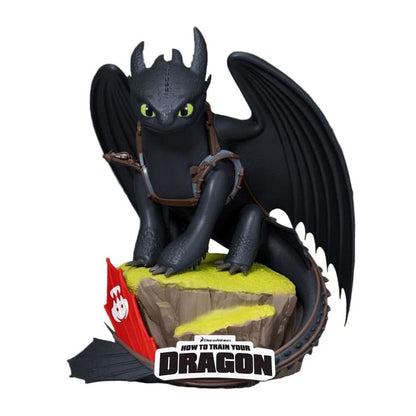 How To Train Your Dragon: Toothless: D-Stage Diorama Statue - Beast Kingdom Toys Statue