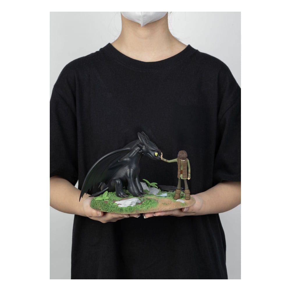 How To Train Your Dragon: Toothless & Hiccup: D-Stage Diorama - Beast Kingdom Toys Statue