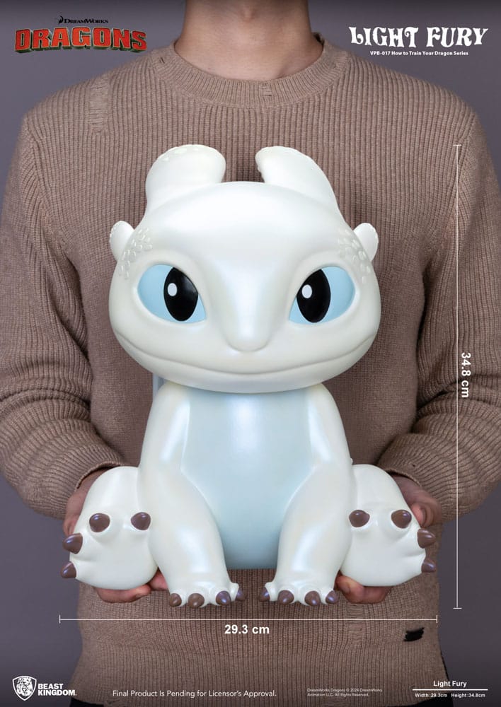 How to Train Your Dragon Funktional Figure Vinyl Light Fury 35 cm - Beast Kingdom Toys Banks