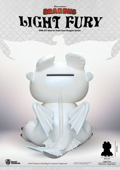 How to Train Your Dragon: Light Fury: Funktional Vinyl Figure - Beast Kingdom Toys Piggy Bank