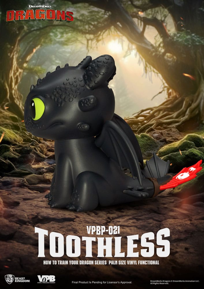 How to Train Your Dragon: Toothless: Vinyl Piggy Bank - Beast Kingdom Toys Piggy Bank