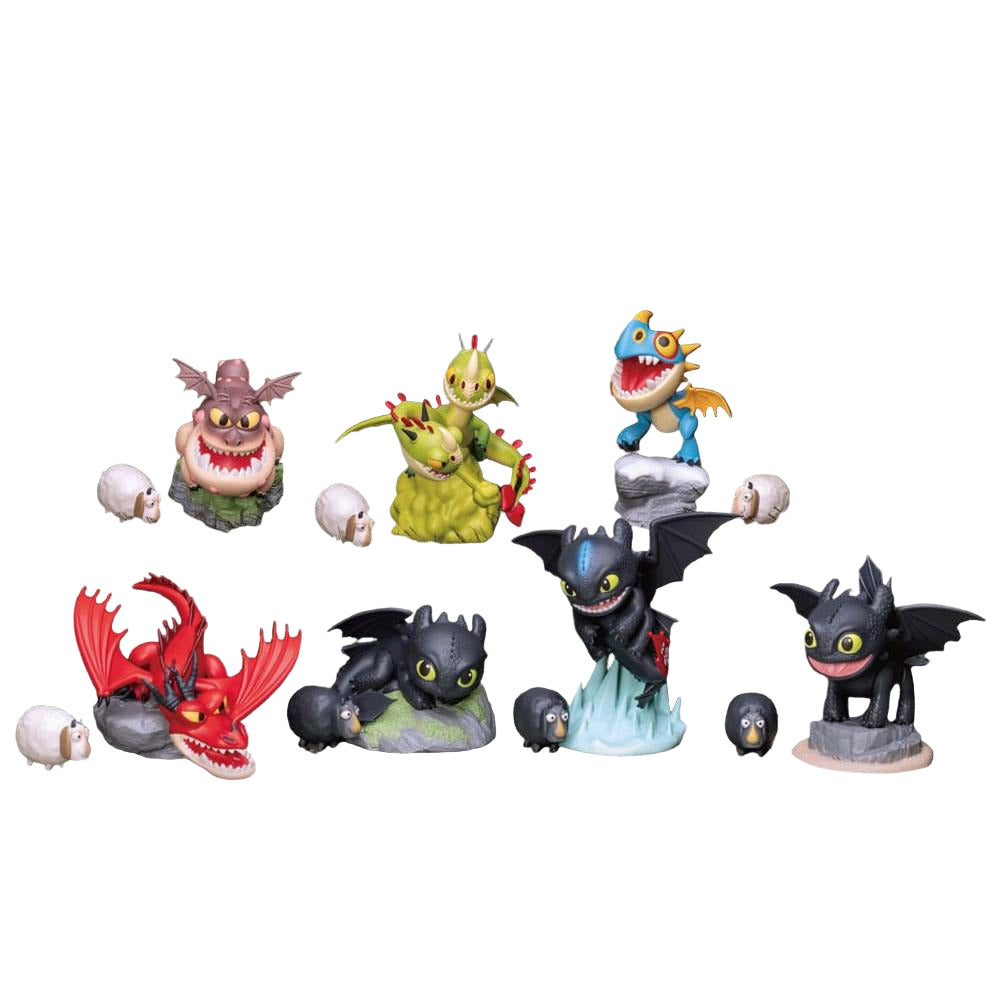 How to train your Dragon: Mini Egg Attack: Blind Box Figures: Box Of 6 - Beast Kingdom Toys Blind Boxes