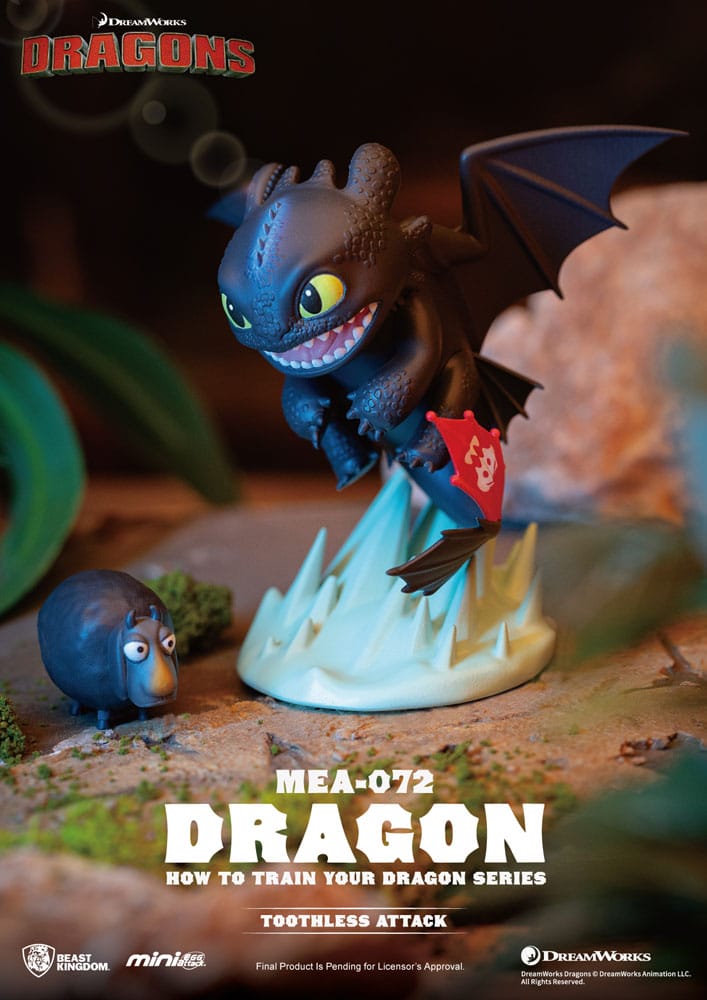 How to train your Dragon Mini Egg Attack Blind Box Figures Series Assortment Box Qty 6 - Beast Kingdom Toys Mini-figures, Blind Boxes