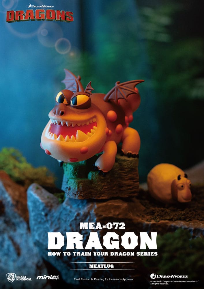 How to train your Dragon Mini Egg Attack Blind Box Figures Series Assortment Box Qty 6 - Beast Kingdom Toys Mini-figures, Blind Boxes