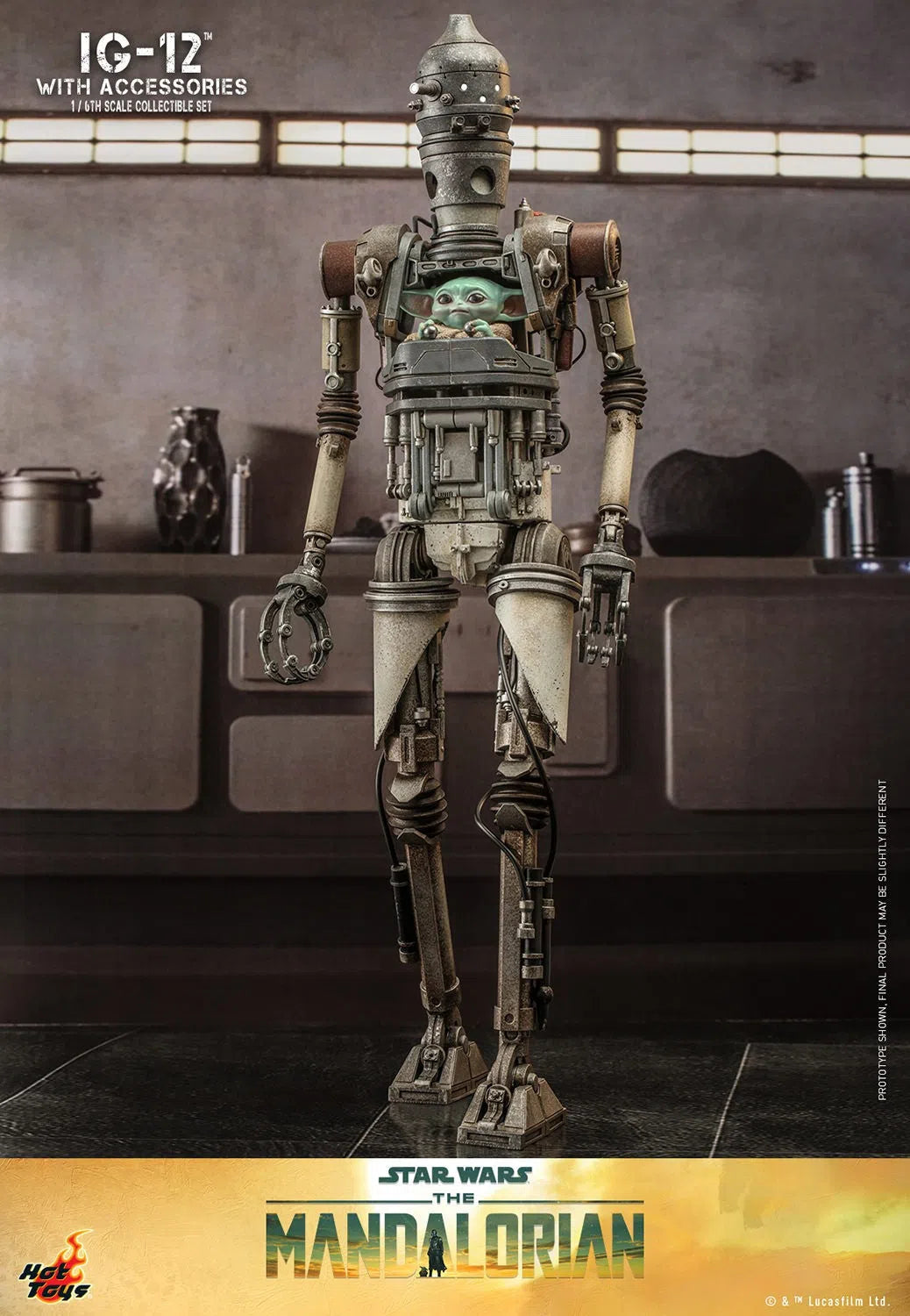 IG-12: With Accessories: Star Wars: The Mandalorian Hot Toys