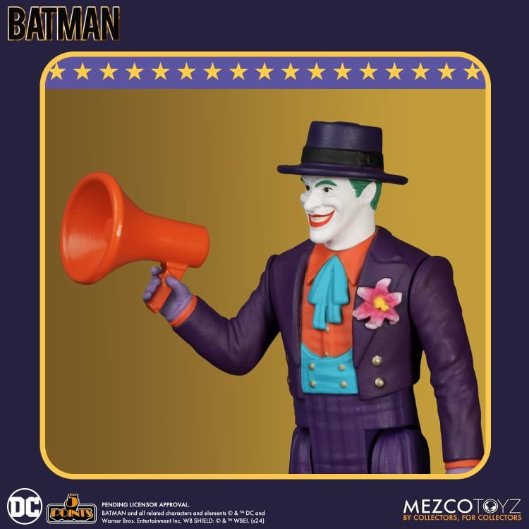 Batman: (1989): 5 Points Set Of 3 Action Figures - Mezco Action Figures