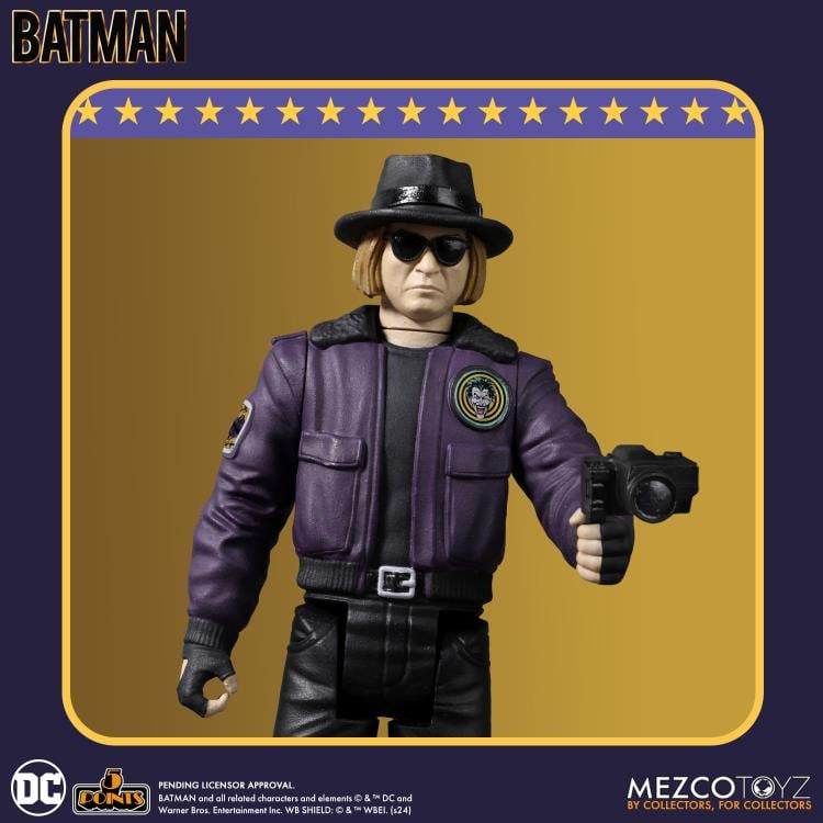 Batman: (1989): 5 Points Set Of 3 Action Figures - Mezco Action Figures